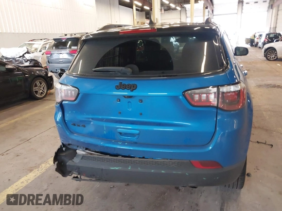 2019 Jeep Compass Latitude with VIN 3C4NJDBB7KT741048, listed as a IAAI auction lot 41597839 with 59,431 mi miles and . Bid and sale history available at DreamBid. Image 16.