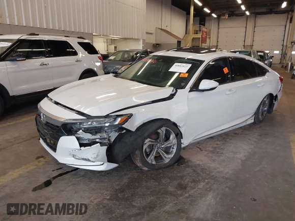 2018 Honda Accord EX-L z VIN 1HGCV1F59JA219544, wystawiony jako IAAI lot #40885821 z przebiegiem 172 020 mil mil oraz . Historia ofert i sprzedaży dostępna na DreamBid. Obrazek 2.