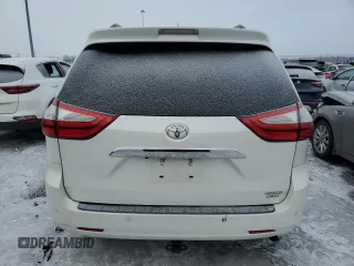 2016 Toyota Sienna Ltd with VIN 5TDDK3DC7GS132956, listed as a Copart auction lot 89190975 with 0 mi miles and Salvage Title. Bid and sale history available at carsss.com. Image 6.