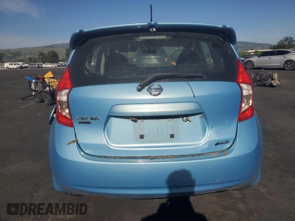 2014 Nissan Note S with VIN 3N1CE2CP4EL392433, listed as a Copart auction lot 53110475 with Not Provided miles and Clean Title. Bid and sale history available at DreamBid. Image 6.