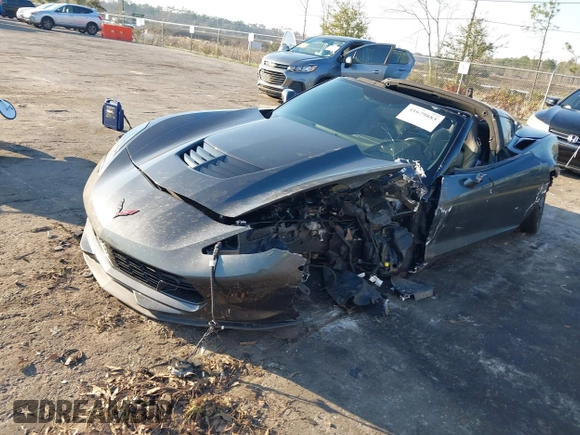 2017 Chevrolet Corvette Z06 1LZ with VIN 1G1YN2D61H5603528, listed as a IAAI auction lot 41679883 with 1 mi miles. Bid and sale history available at carsss.com. Image 17.