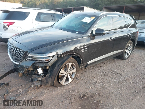 2021 Genesis GV80 with VIN KMUHCESC7MU063042, listed as a IAAI auction lot 41236516 with 40,535 mi miles and . Bid and sale history available at DreamBid. Image 16.