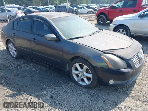 2006 Nissan Maxima SE with VIN 1N4BA41E96C823563, listed as a IAAI auction lot 42576331 with 204,896 mi miles and . Bid and sale history available at DreamBid. Image 1.