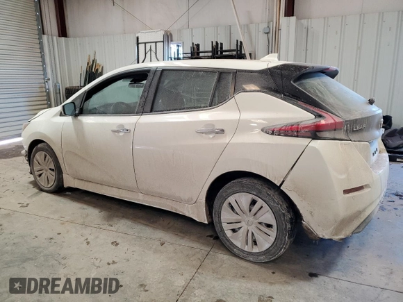 2022 Nissan LEAF S with VIN 1N4AZ1BV8NC563785, listed as a Copart auction lot 45876735 with 35,284 mi miles and Salvage Title. Bid and sale history available at DreamBid. Image 2.