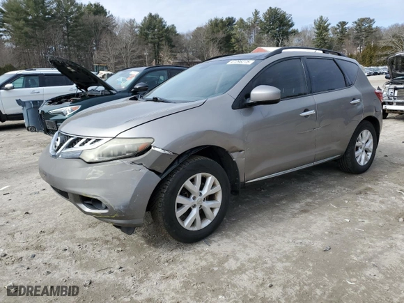 2012 Nissan Murano SL with VIN JN8AZ1MW0CW208173, listed as a Copart auction lot 47296275 with 159,447 mi miles and Clean Title. Bid and sale history available at carsss.com. Image 1.
