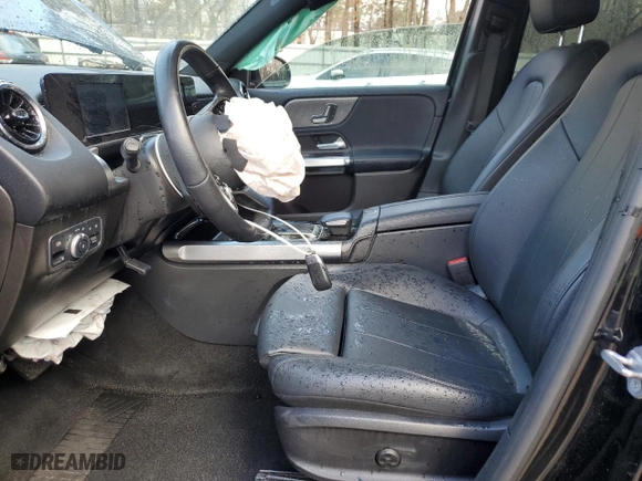 2020 Mercedes-Benz GLB with VIN W1N4M4GB3LW057906, listed as a Copart auction lot 47321045 with 48,031 mi miles and Salvage Title. Bid and sale history available at carsss.com. Image 7.