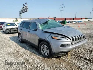 2017 Jeep Cherokee Sport with VIN 1C4PJMAB1HW563201, listed as a Copart auction lot 59742435 with 149,423 mi miles and Salvage title. Bid and sale history available at DreamBid. Image 14.