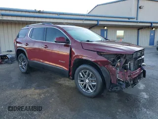 2018 GMC Acadia SLT with VIN 1GKKNMLA7JZ204723, listed as a Copart auction lot 82818484 with 79,819 mi miles and Salvage Title. Bid and sale history available at DreamBid. Image 4.