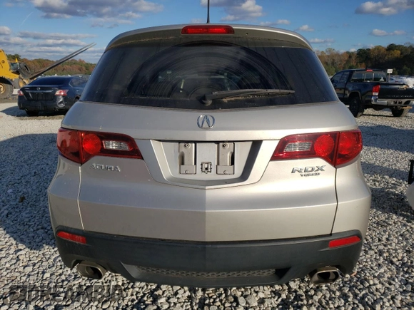 2011 Acura RDX with VIN 5J8TB2H29BA006354, listed as a Copart auction lot 82260314 with 96,163 mi miles and Salvage Title. Bid and sale history available at carsss.com. Image 6.