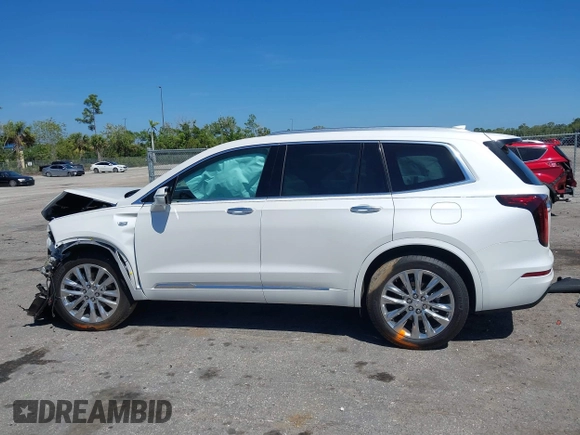 2024 Cadillac XT6 FWD Premium Luxury с VIN 1GYKPCRS0RZ700856, выставлен на аукционе IAAI как лот 41853450 с пробегом 6 507 миль миль и . История ставок и продаж доступна на DreamBid. Изображение 14.