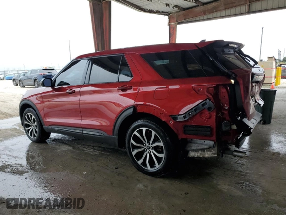 2022 Ford Explorer ST-Line with VIN 1FMSK7KH5NGB90368, listed as a Copart auction lot 41978595 with 61,693 mi miles and Salvage Title. Bid and sale history available at carsss.com. Image 2.