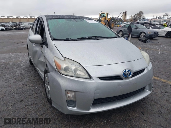 2011 Toyota Prius I with VIN JTDKN3DU3B1452918, listed as a IAAI auction lot 41513974 with 345,329 mi miles and . Bid and sale history available at DreamBid. Image 1.
