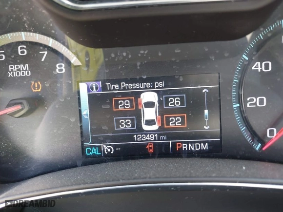 2018 Chevrolet Impala LT with VIN 2G1105S37J9139311, listed as a IAAI auction lot 40624028 with 123,491 mi miles. Bid and sale history available at carsss.com. Image 7.