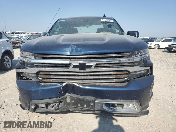 2022 Chevrolet Silverado 1500 High Country with VIN 1GCUYHED4NZ235024, listed as a Copart auction lot 87676305 with 44,990 mi miles and Salvage Title. Bid and sale history available at DreamBid. Image 5.