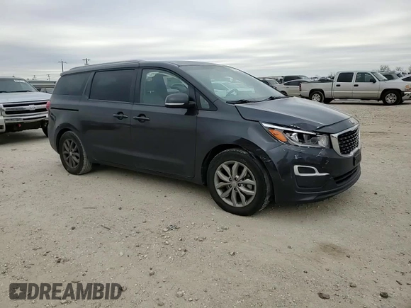 2021 Kia Sedona EX with VIN KNDMB5C19M6661901, listed as a Copart auction lot 88771905 with 93,987 mi miles and Salvage Title. Bid and sale history available at carsss.com. Image 12.