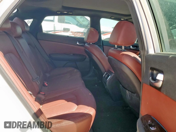 2016 Kia Optima SX Turbo z VIN 5XXGW4L20GG017102, wystawiony jako Copart lot #57258965 z przebiegiem 113 303 mil mil oraz Szkoda całkowita • Salvage title. Historia ofert i sprzedaży dostępna na DreamBid. Obrazek 10.