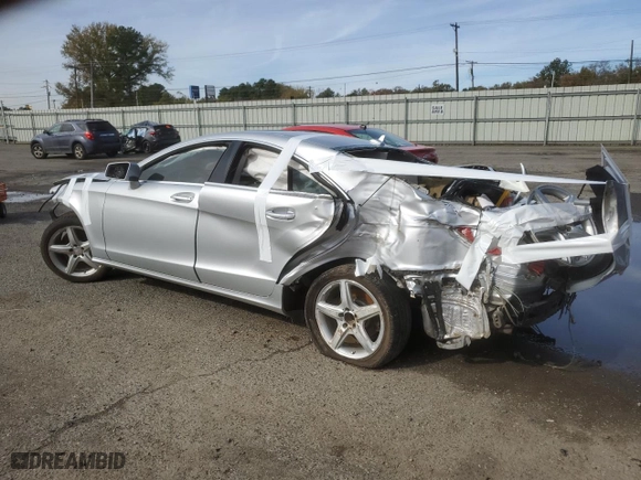 2014 Mercedes-Benz CLS-Class CLS 550 with VIN WDDLJ9BB5EA102852, listed as a Copart auction lot 83211034 with 0 mi miles and Non Repairable. Bid and sale history available at carsss.com. Image 2.