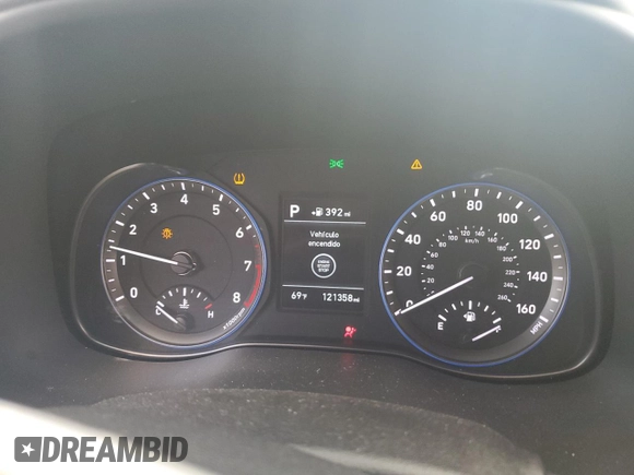 2018 Hyundai Kona SEL with VIN KM8K2CAA9JU097989, listed as a Copart auction lot 75904494 with 121,358 mi miles and Salvage Title. Bid and sale history available at carsss.com. Image 9.