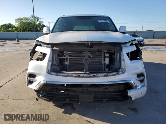 2019 Infiniti QX80 LUXE with VIN JN8AZ2NF9K9684004, listed as a Copart auction lot 51022145 with 35,454 mi miles and Salvage Title. Bid and sale history available at carsss.com. Image 5.
