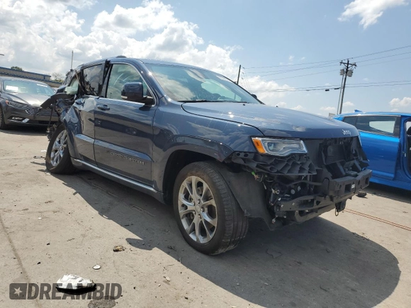2021 Jeep Grand Cherokee Summit with VIN 1C4RJFJT8MC549174, listed as a Copart auction lot 68284044 with 41,279 mi miles and Salvage Title. Bid and sale history available at carsss.com. Image 4.