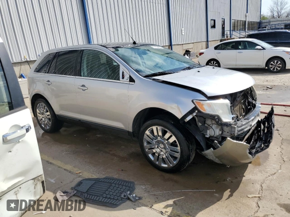 2010 Ford Edge SEL with VIN 2FMDK3JC1ABA21439, listed as a Copart auction lot 51234505 with 175,511 mi miles and Salvage Title. Bid and sale history available at carsss.com. Image 4.