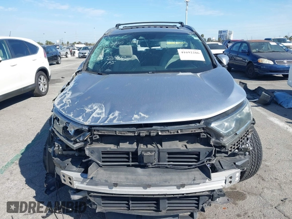 2017 Honda CR-V EX-L with VIN 7FARW1H87HE011276, listed as a IAAI auction lot 41692286 with 91,850 mi miles. Bid and sale history available at carsss.com. Image 13.