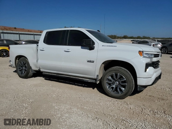 2024 Chevrolet Silverado 1500 RST with VIN 1GCPADED9RZ140250, listed as a Copart auction lot 77945184 with 21,301 mi miles and Salvage Title. Bid and sale history available at carsss.com. Image 4.