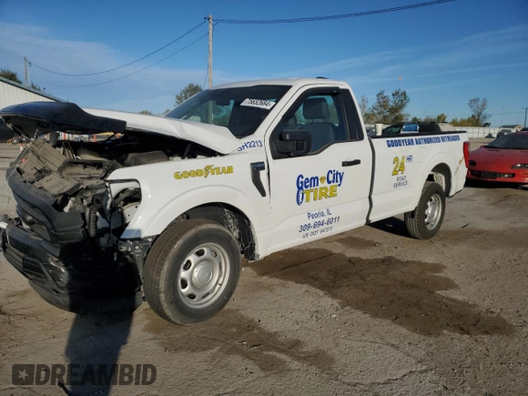 2022 Ford F-150 XL with VIN 1FTMF1C58NKD57399, listed as a Copart auction lot 75652684 with Not provided miles and Salvage title. Bid and sale history available at DreamBid. Image 1.