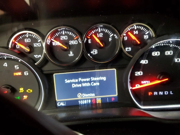 2019 Chevrolet Silverado 1500 LT with VIN 1GCRYDED3KZ226812, listed as a Copart auction lot 50767825 with 102,819 mi miles and Salvage Title. Bid and sale history available at carsss.com. Image 9.