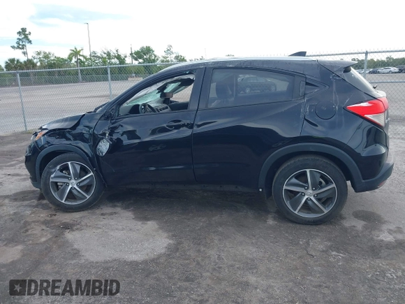 2021 Honda HR-V EX-L with VIN 3CZRU5H74MM703933, listed as a IAAI auction lot 38902324 with 37,921 mi miles. Bid and sale history available at carsss.com. Image 14.