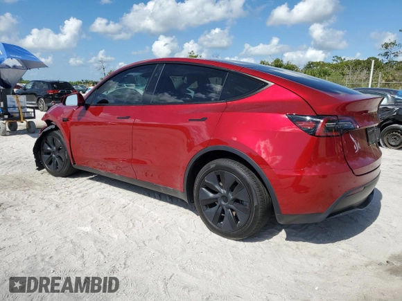 2024 Tesla Model Y Long Range с VIN 7SAYGDEE4RA325145, выставлен на аукционе Copart как лот 61132955 с пробегом 16 659 миль миль и Списание • Salvage title. История ставок и продаж доступна на DreamBid. Изображение 2.