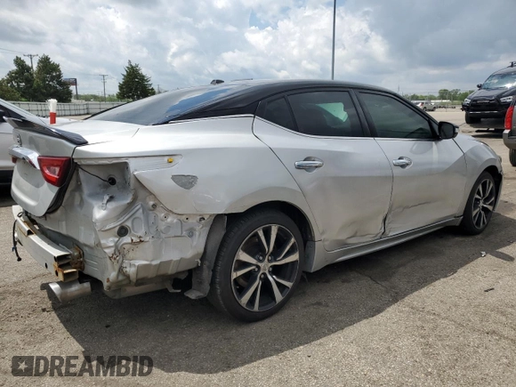 2018 Nissan Maxima SV z VIN 1N4AA6AP9JC391283, wystawiony jako Copart lot #54592935 z przebiegiem 155 227 mil mil oraz Szkoda całkowita • Salvage title. Historia ofert i sprzedaży dostępna na DreamBid. Obrazek 3.