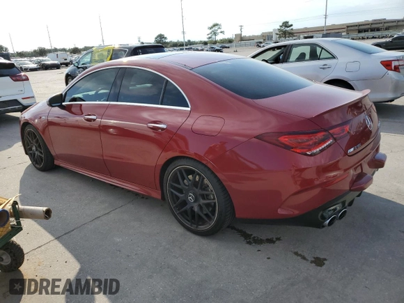 2021 Mercedes-Benz CLA 45 AMG with VIN W1K5J5DB8MN170617, listed as a Copart auction lot 72853964 with Not Provided miles and Non Repairable. Bid and sale history available at DreamBid. Image 2.