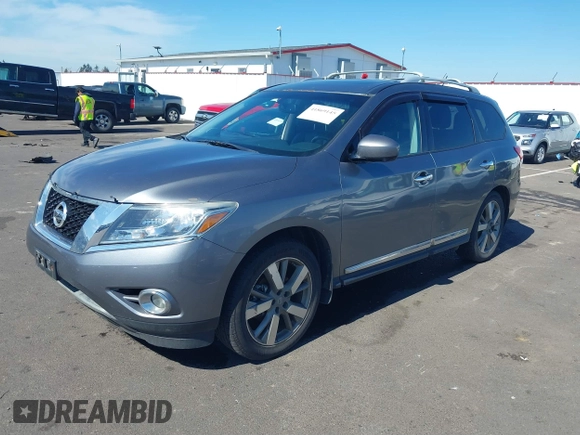 2015 Nissan Pathfinder S z VIN 5N1AR2MM7FC686768, wystawiony jako IAAI lot #41869145 z przebiegiem 150 144 mil mil oraz . Historia ofert i sprzedaży dostępna na DreamBid. Obrazek 17.