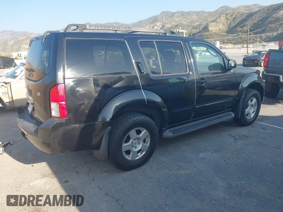 2008 Nissan Pathfinder S with VIN 5N1AR18U18C632115, listed as a IAAI auction lot 41979099 with 126,915 mi miles. Bid and sale history available at carsss.com. Image 4.
