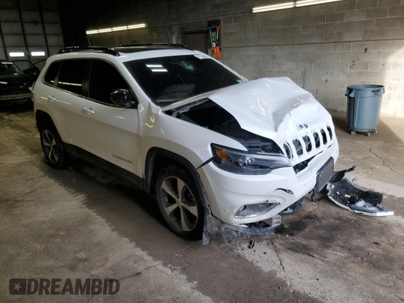 2022 Jeep Cherokee Limited with VIN 1C4PJMDX2ND510344, listed as a Copart auction lot 47534305 with 39,220 mi miles and Salvage Title. Bid and sale history available at DreamBid. Image 4.