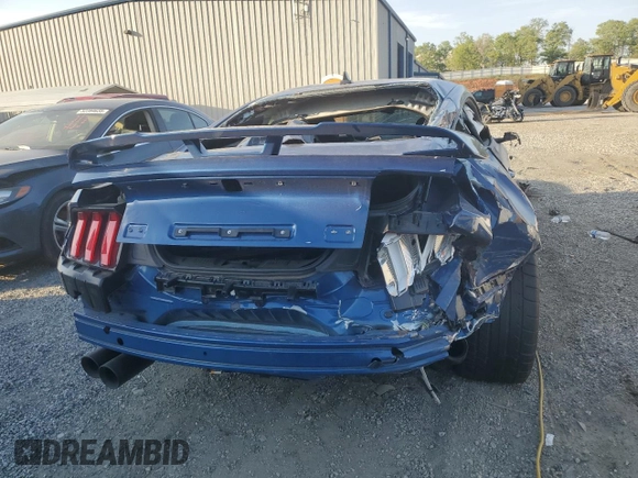 2023 Ford Mustang GT with VIN 1FA6P8CF3P5301871, listed as a Copart auction lot 45412535 with 6,163 mi miles and Salvage Title. Bid and sale history available at DreamBid. Image 6.
