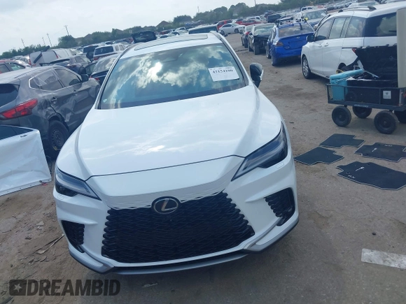 2024 Lexus RX 350 with VIN 2T2BAMCA7RC043492, listed as a IAAI auction lot 42154100 with 6,891 mi miles and . Bid and sale history available at DreamBid. Image 13.