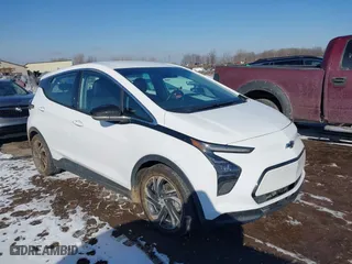 2023 Chevrolet Bolt EV 2LT with VIN 1G1FX6S03P4115015, listed as a IAAI auction lot 41544105 with 22,964 mi miles. Bid and sale history available at carsss.com. Image 1.