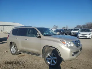 2011 Lexus GX 460 with VIN JTJBM7FX9B5031325, listed as a Copart auction lot 50073985 with 202,377 mi miles and Salvage Title. Bid and sale history available at DreamBid. Image 4.