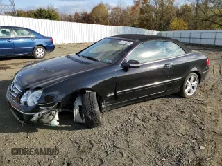 2008 Mercedes-Benz CLK 350 with VIN WDBTK56F78F235373, listed as a Copart auction lot 79170424 with Not Provided miles and Salvage Title. Bid and sale history available at DreamBid. Image 1.