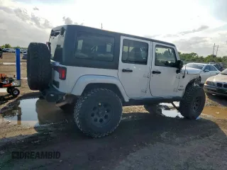 2017 Jeep Wrangler Unlimited Sahara with VIN 1C4HJWEG0HL585262, listed as a Copart auction lot 58748155 with 133,267 mi miles and Salvage title. Bid and sale history available at DreamBid. Image 3.
