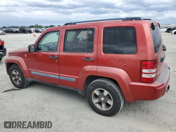 2008 Jeep Liberty Sport with VIN 1J8GN28K58W283952, listed as a Copart auction lot 53860535 with 177,813 mi miles and Salvage Title. Bid and sale history available at DreamBid. Image 2.