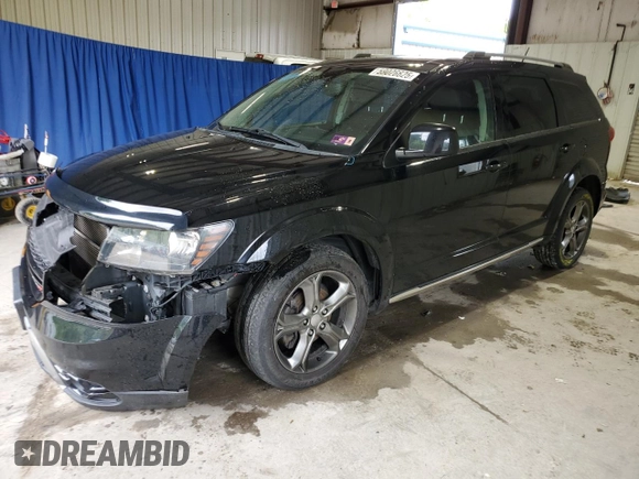 2016 Dodge Journey Crossroad Plus with VIN 3C4PDDGG8GT142686, listed as a Copart auction lot 59026625 with 104,162 mi miles and Salvage title. Bid and sale history available at DreamBid. Image 1.