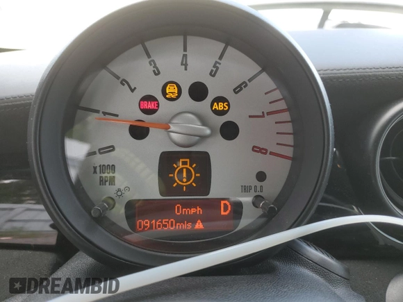 2012 MINI Coupe S z VIN WMWSX3C56CT154872, wystawiony jako Copart lot #68011264 z przebiegiem 91 650 mil mil oraz Szkody całkowita. Historia ofert i sprzedaży dostępna na DreamBid. Obrazek 9.