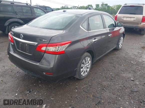 2015 Nissan Sentra SR with VIN 3N1AB7AP7FL681338, listed as a IAAI auction lot 42127054 with 66,787 mi miles and . Bid and sale history available at DreamBid. Image 4.