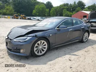 2016 Tesla Model S 90D с VIN 5YJSA1E27GF171605, выставлен на аукционе Copart как лот 59608645 с пробегом 90 080 миль миль и Списание • Salvage title. История ставок и продаж доступна на DreamBid. Изображение 1.