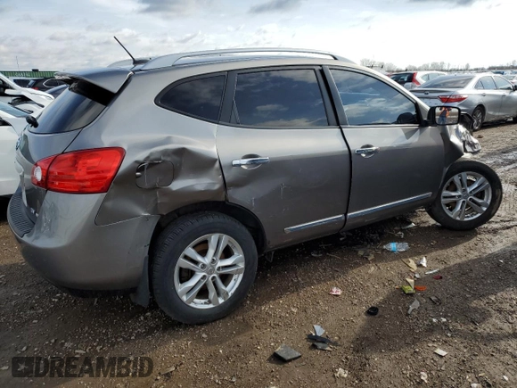 2012 Nissan Rogue SV with VIN JN8AS5MV3CW706192, listed as a Copart auction lot 51349635 with 201,021 mi miles and Salvage Title. Bid and sale history available at carsss.com. Image 3.