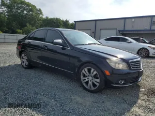 2009 Mercedes-Benz C 300 Sport with VIN WDDGF81X39F250355, listed as a Copart auction lot 59863925 with 137,654 mi miles and Salvage title. Bid and sale history available at DreamBid. Image 4.