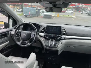 2019 Honda Odyssey EX-L with VIN 5FNRL6H77KB122457, listed as a Copart auction lot 55848825 with 62,462 mi miles and Salvage Title. Bid and sale history available at carsss.com. Image 9.